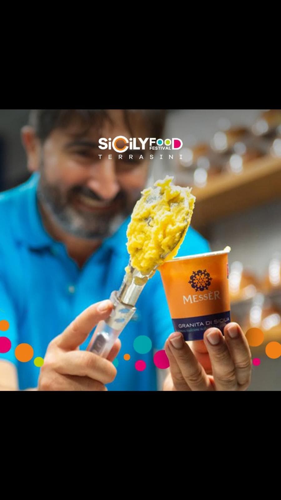 Messer Granita - Maestro granitiere con coppa e spatola tradizionale