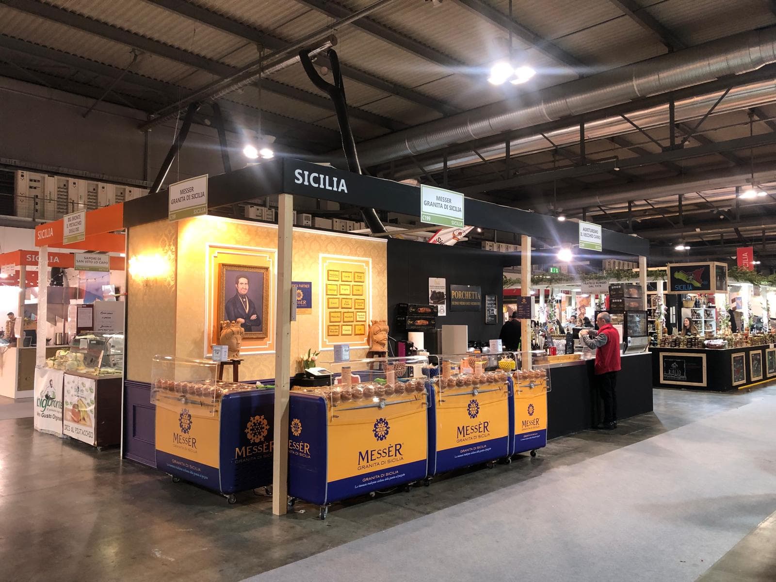 Messer Granita - Stand espositivo Fiera del Gusto Sicilia
